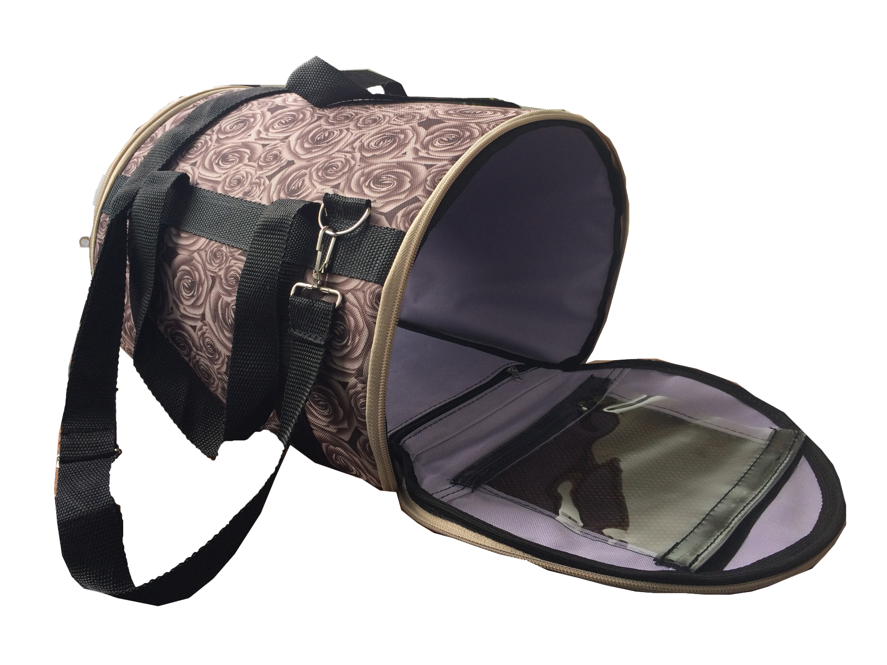 Удобная и практичная сумка-переноска "Бочонок" предназначена для собак и кошек.